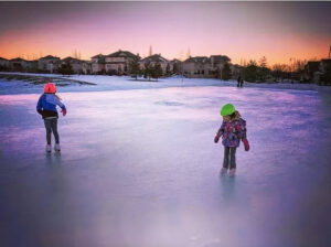 Snowbank Rink in the Park